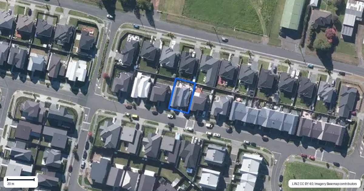 Property context map for 97 Kopuru Road, Whenuapai, Auckland