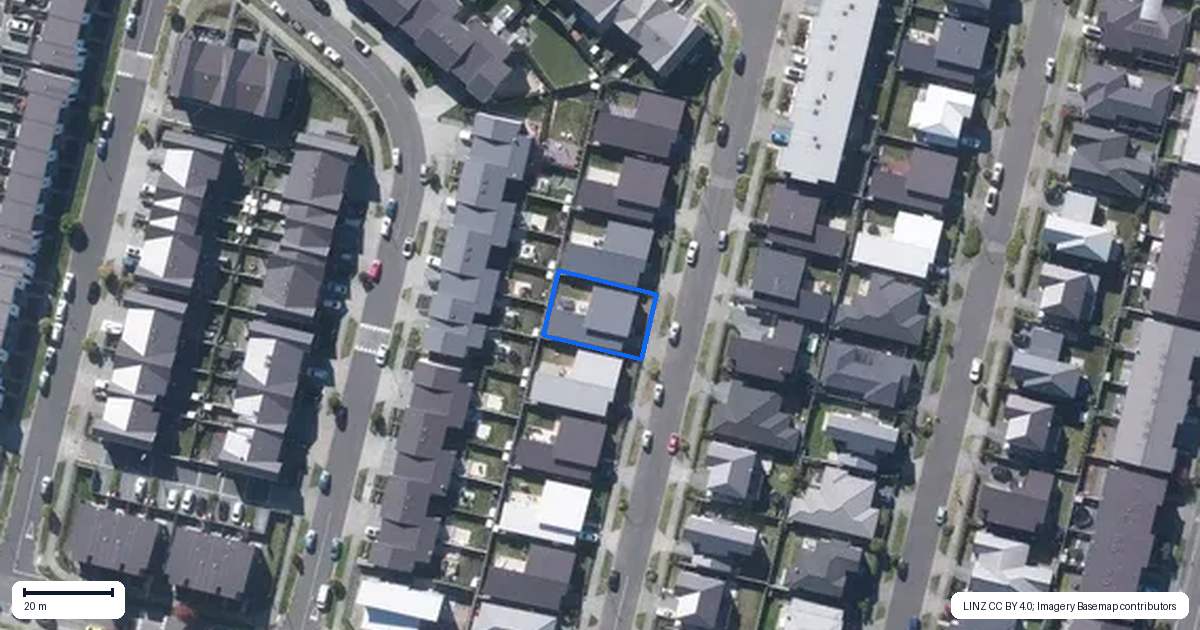 Property context map for 15 Pamu Road, Whenuapai, Auckland