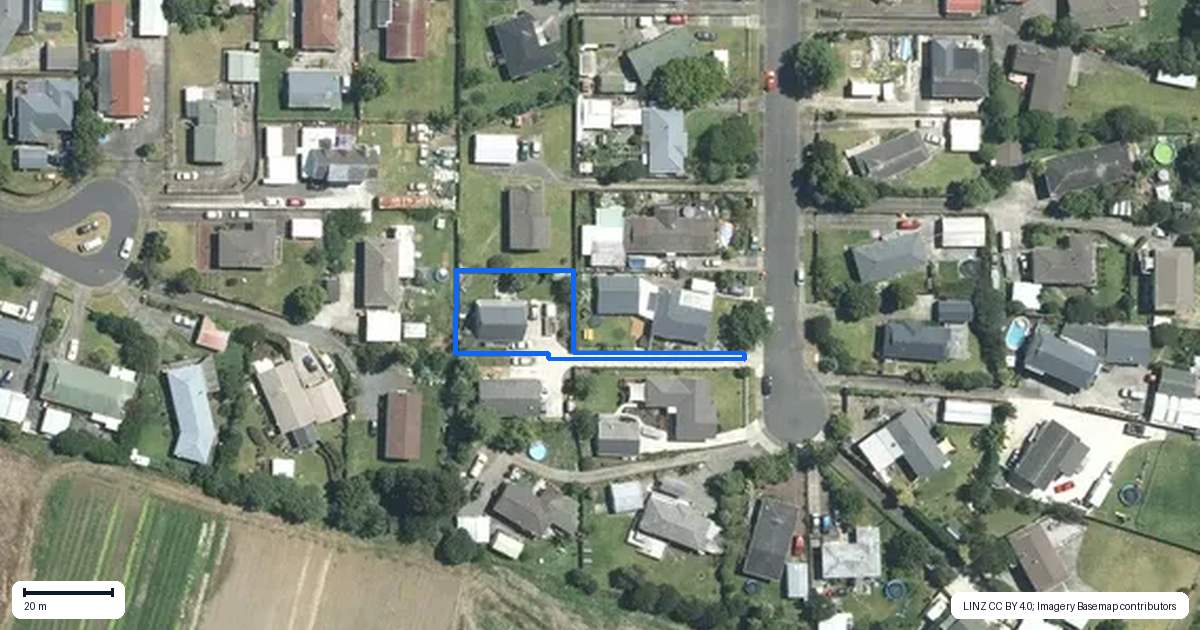 Property context map for 17A Lipton Grove, Opaheke, Papakura