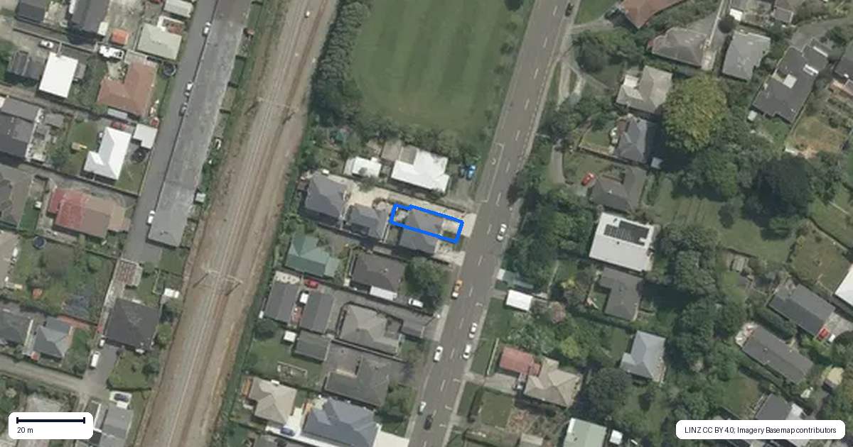 Property context map for 23B Hinau Street, Tawa, Wellington