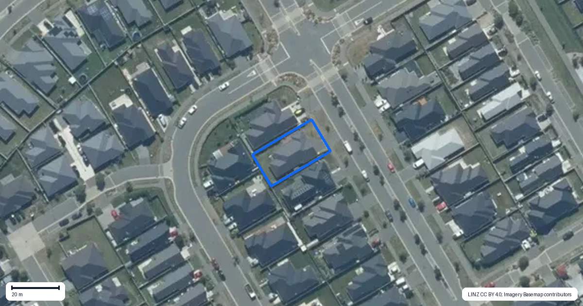Property context map for 10 Broadway Parade, Rolleston