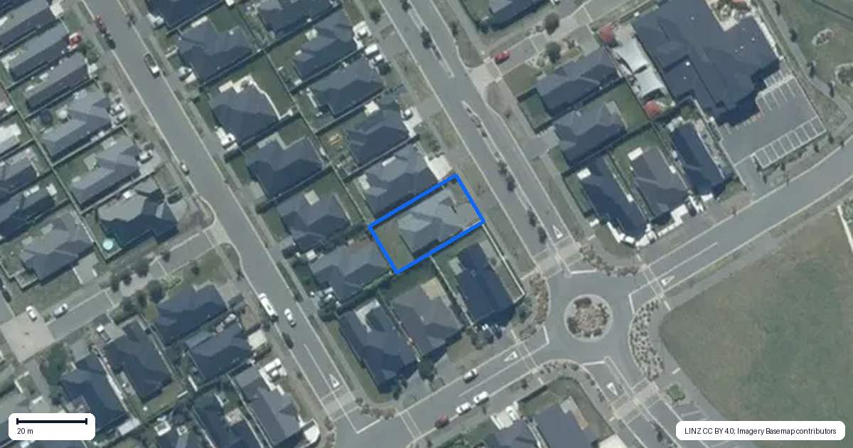 Property context map for 26 Broadway Parade, Rolleston