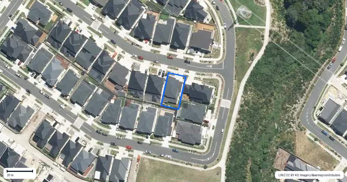 Property context map for 95 Tir Conaill Avenue, Flat Bush, Auckland