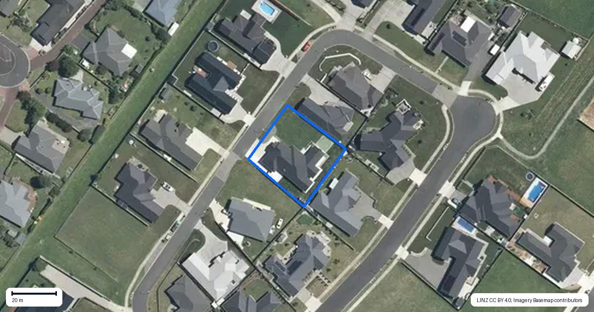 Property context map for 6 Summer Eve Place, Matamata