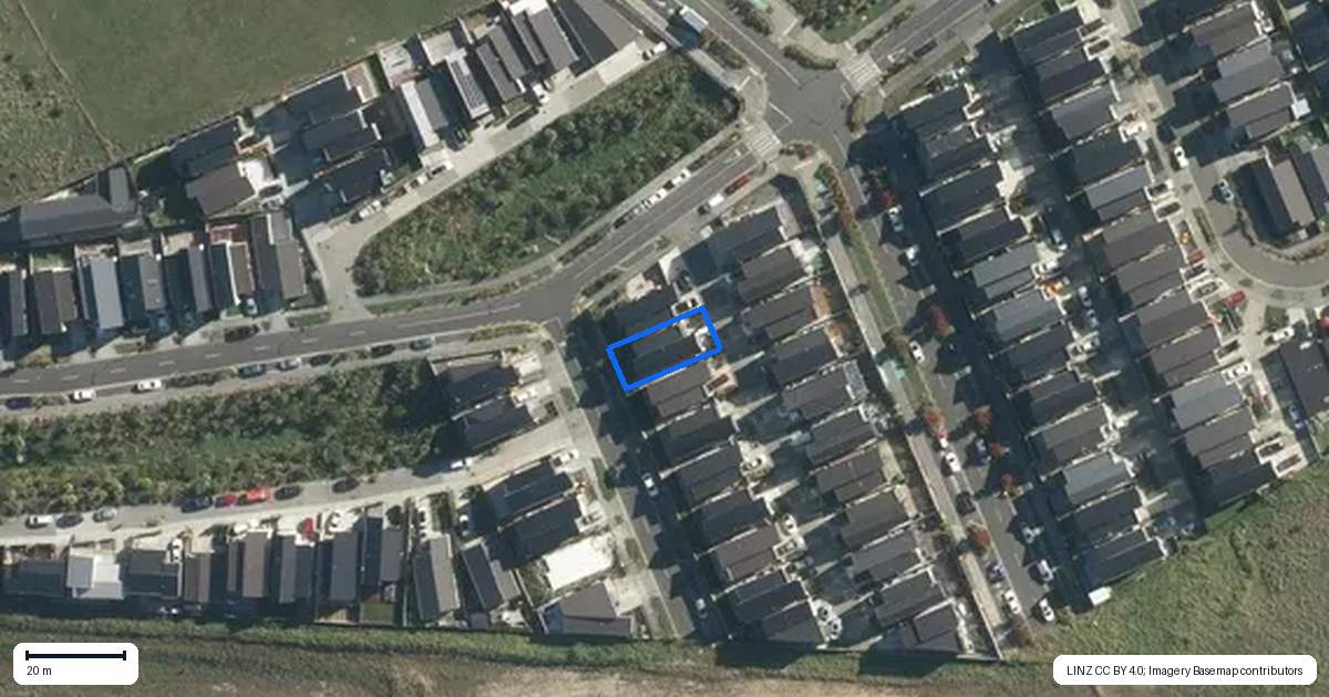 Property context map for 117 Waekahu Road, Westgate, Auckland
