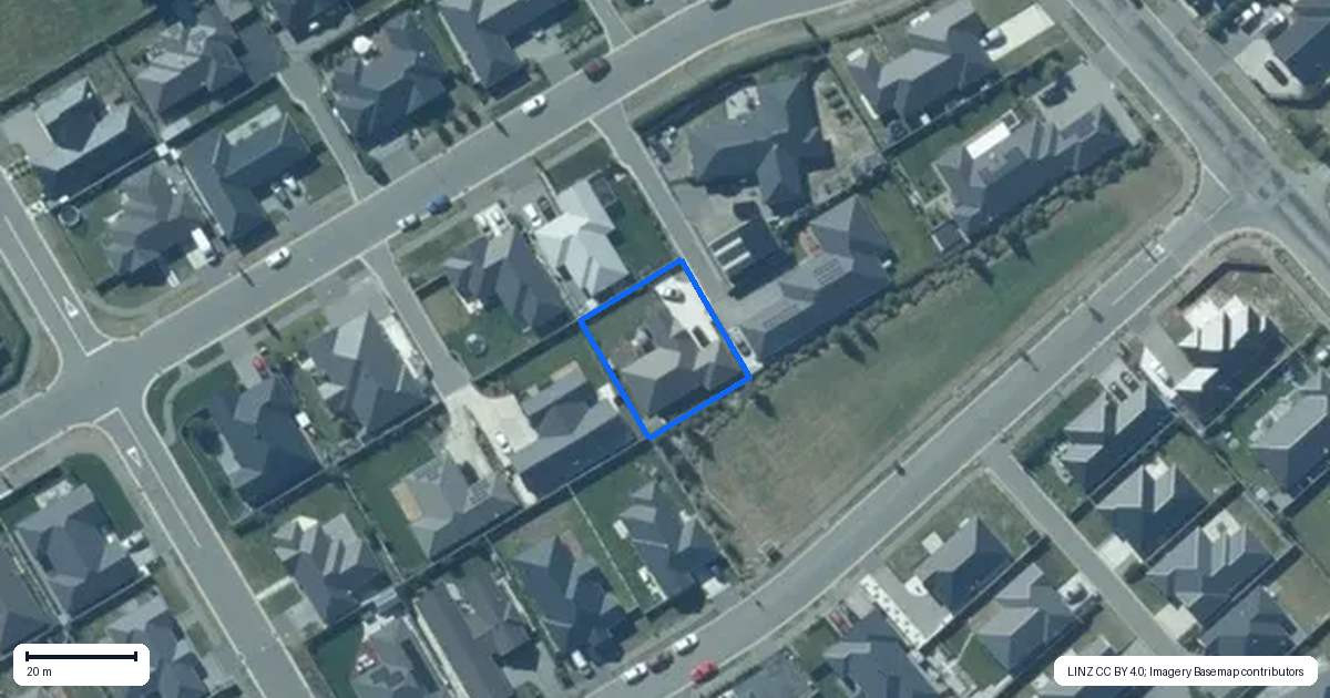 Property context map for 7 Brenley Drive, Rolleston