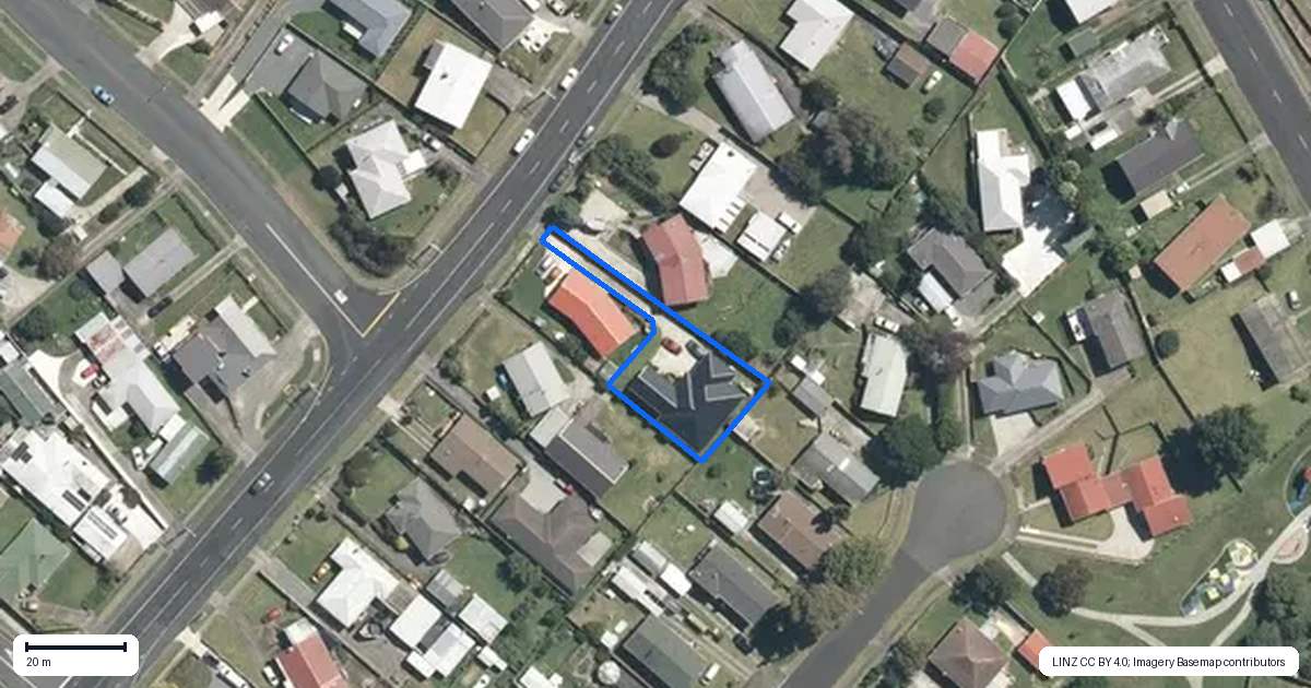 Property context map for 2/1166 Te Rahu Road, Te Awamutu