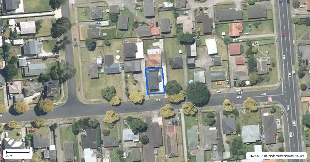 Property context map for 11A Gifford Road, Papatoetoe, Auckland