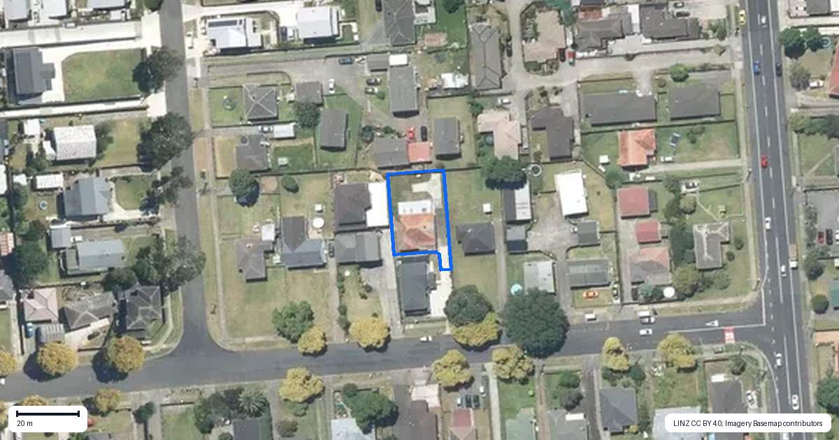 Property context map for 11 Gifford Road, Papatoetoe, Auckland