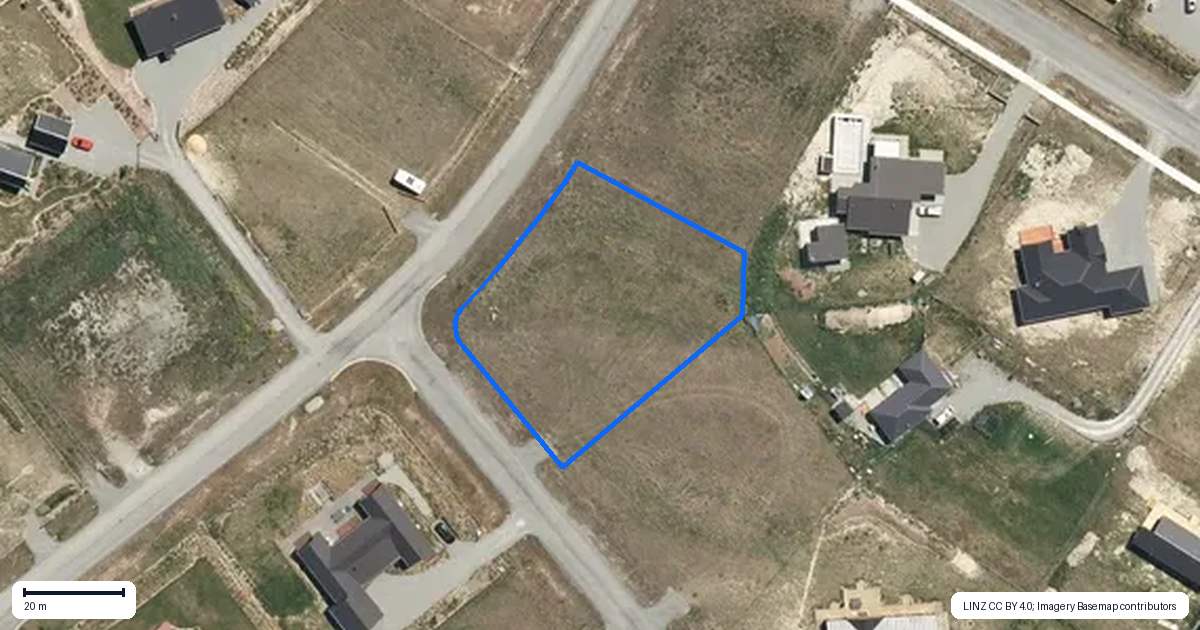 Property context map for 10 Tussock Crescent, Twizel