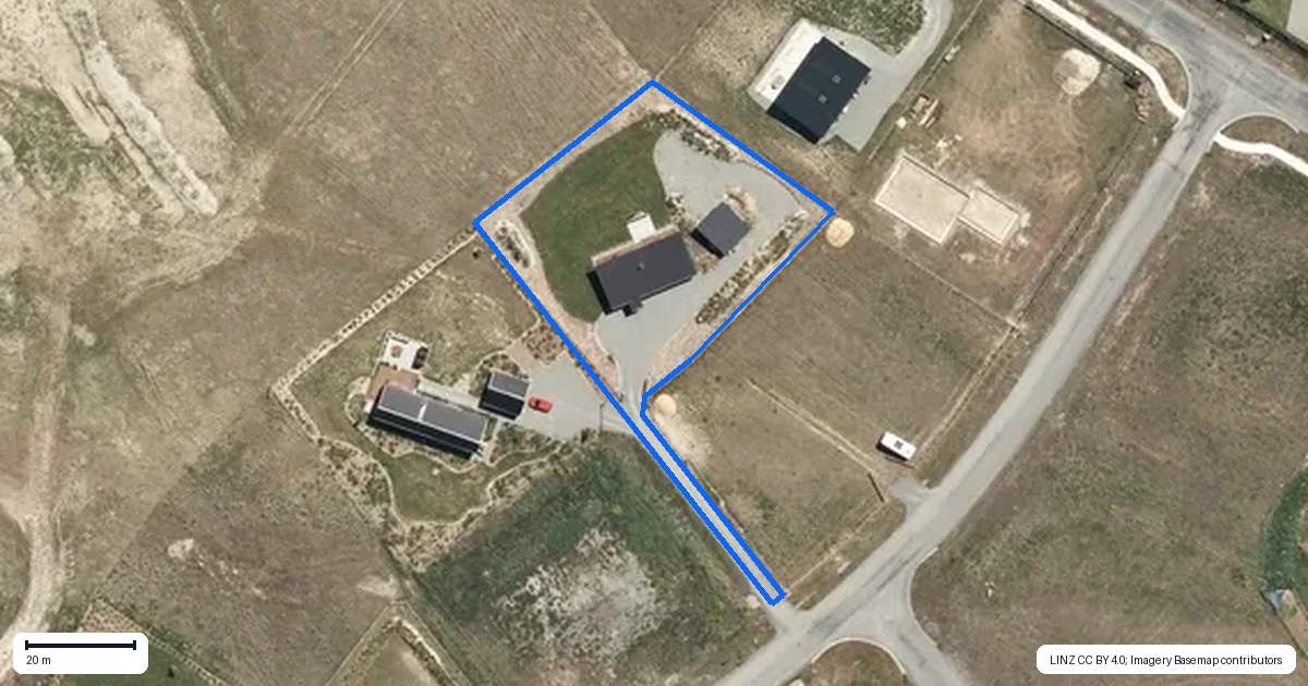 Property context map for 4 Jocks Terrace, Twizel