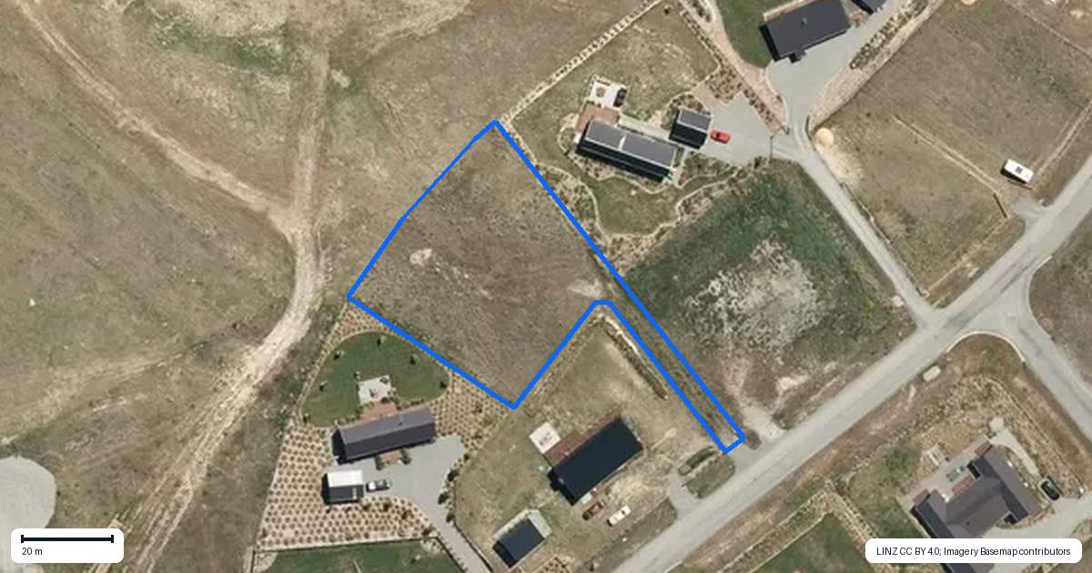 Property context map for 10 Jocks Terrace, Twizel