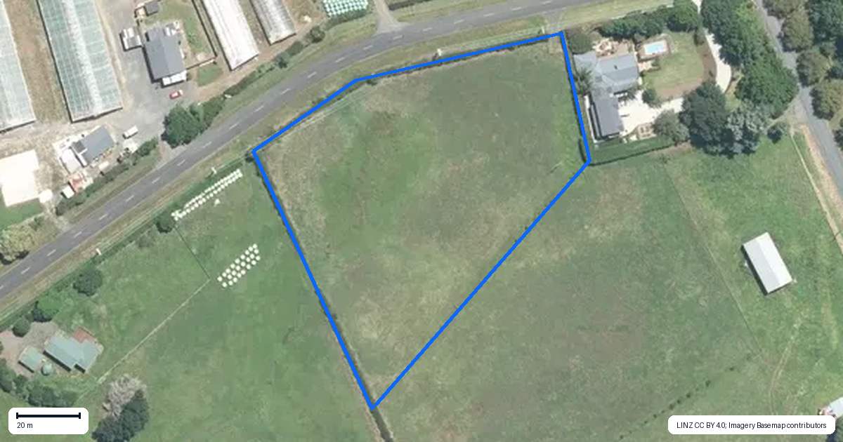 Property context map for 53 Lewis Road, Karaka, Papakura