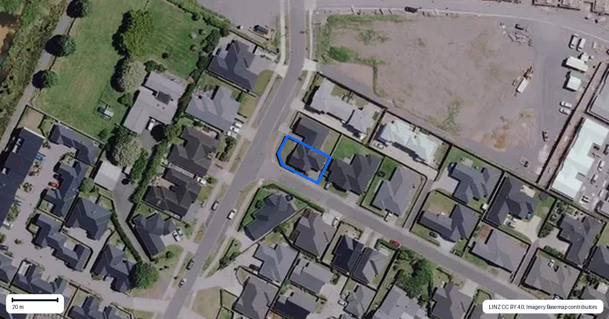 Property context map for 18 Faber Place, Rototuna North, Hamilton