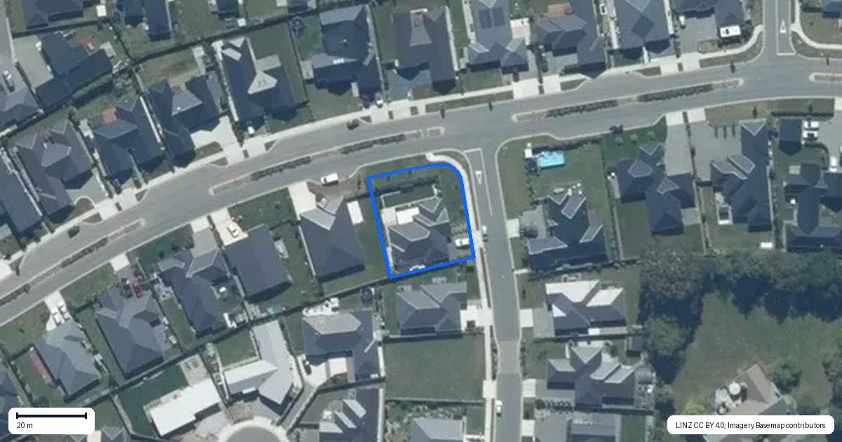 Property context map for 2 Monte Crescent, Lincoln