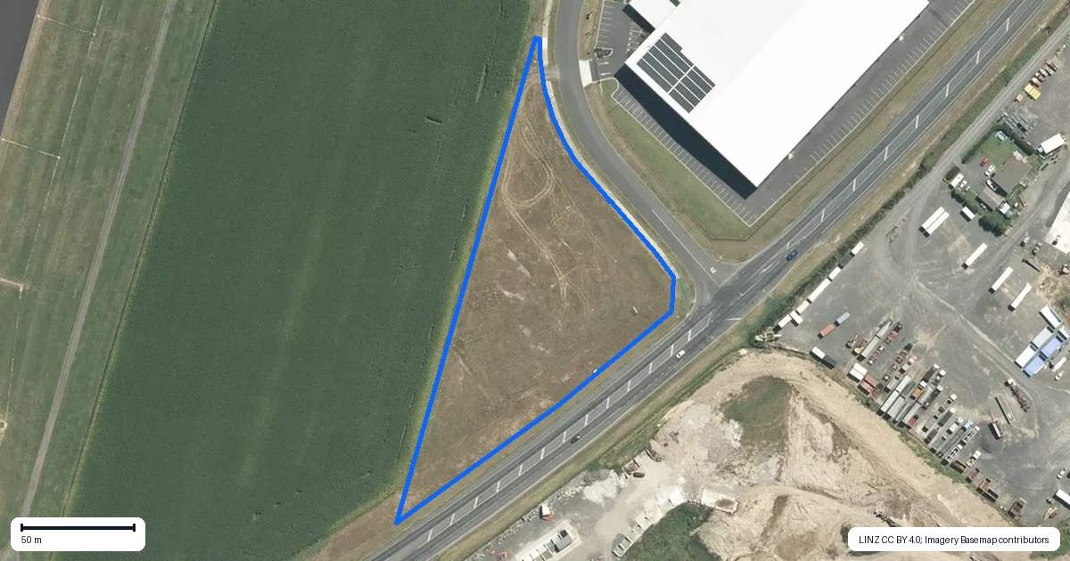 Property context map for 7 John Spencer Way, Rukuhia, Hamilton