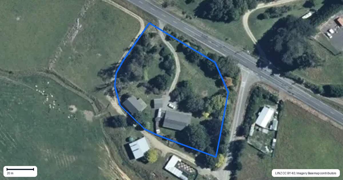 Property context map for 661 Makomako Road, Pahiatua