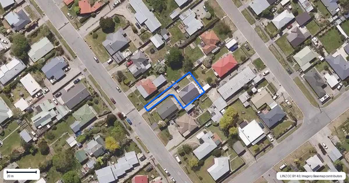 Property context map for 13A Fastnet Street, Alexandra