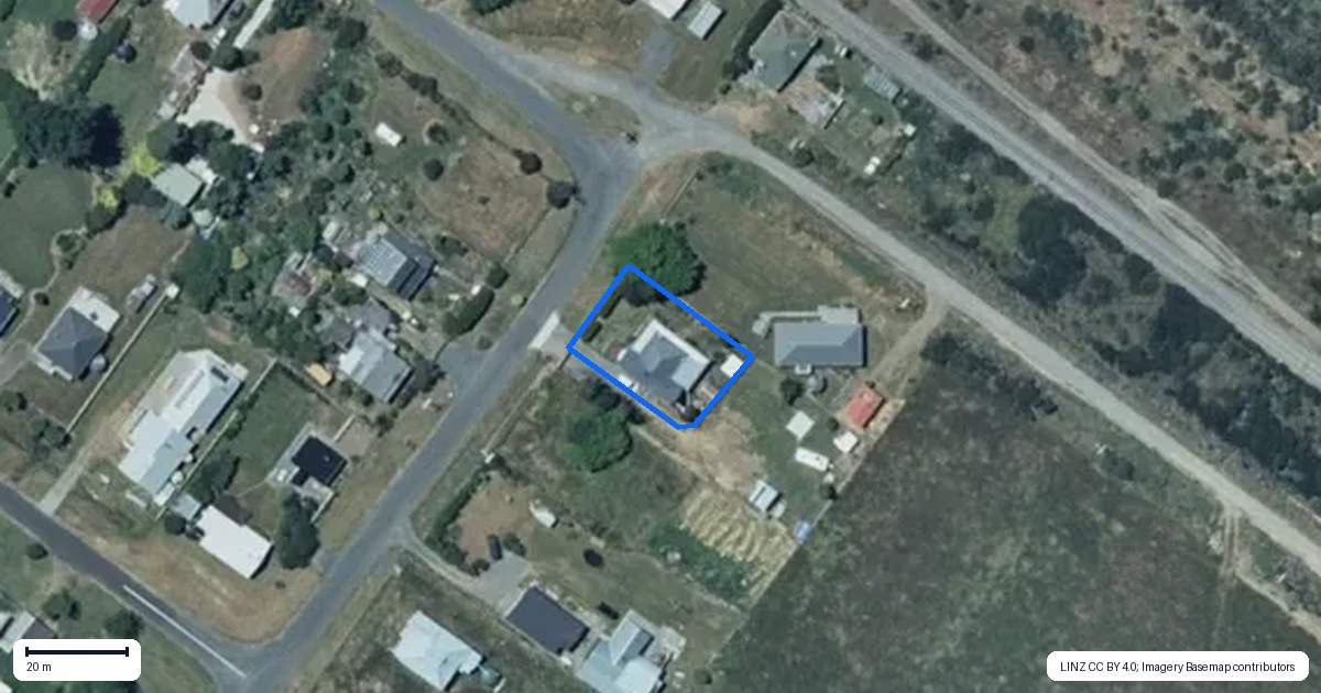 Property context map for 3 Tau Street, Rangataua, Ohakune