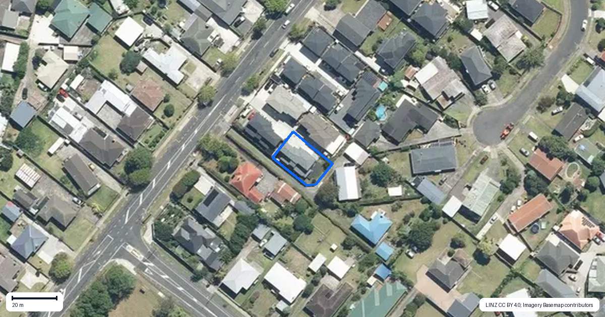 Property context map for 214D Portage Road, Papatoetoe, Auckland