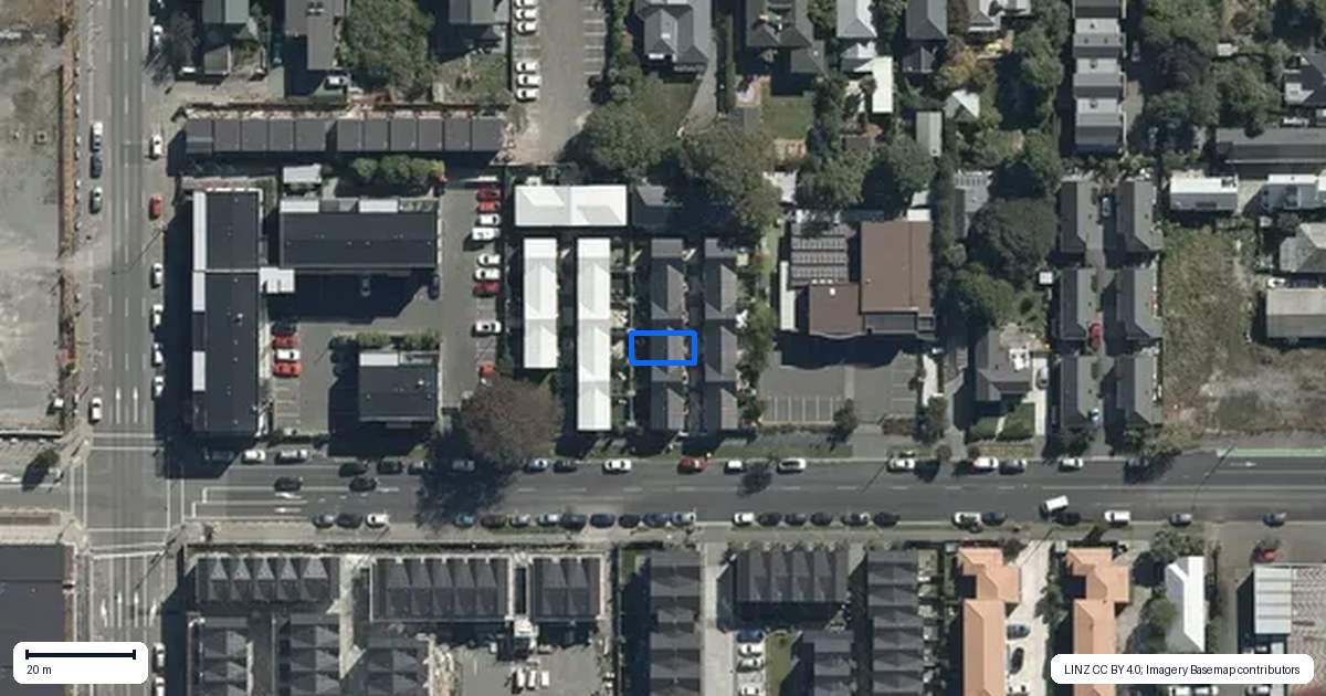 Property context map for 3/221 Armagh Street, Christchurch Central, Christchurch