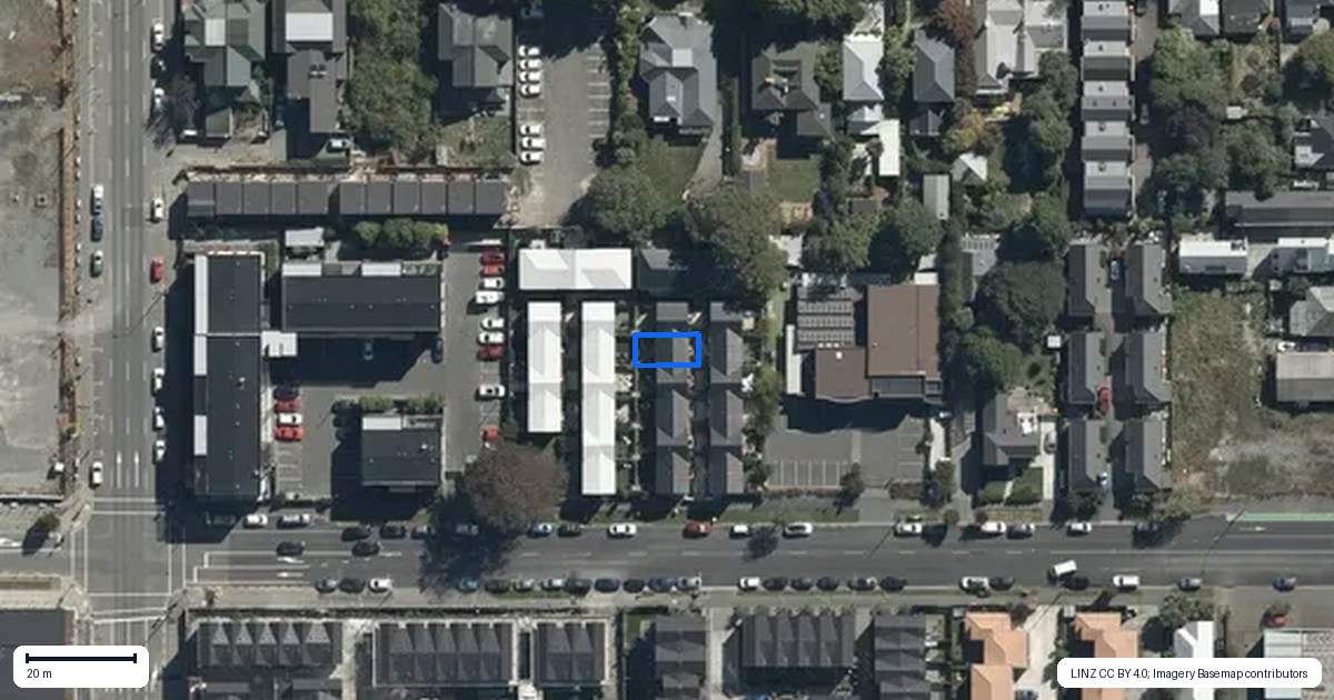 Property context map for 5/221 Armagh Street, Christchurch Central, Christchurch