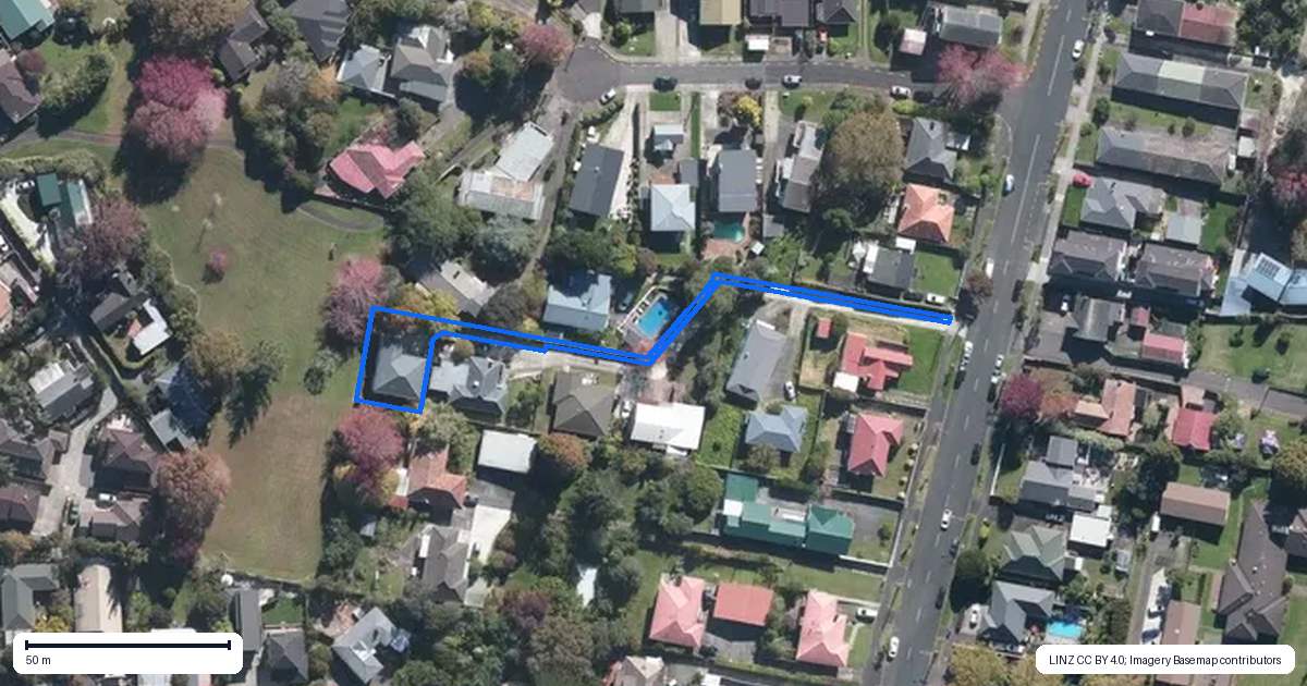 Property context map for 39B Bollard Avenue, New Windsor, Auckland