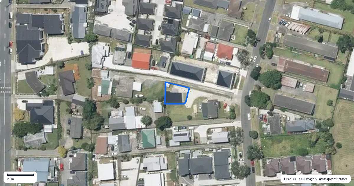 Property context map for 19B Margaret Road, Papatoetoe, Auckland