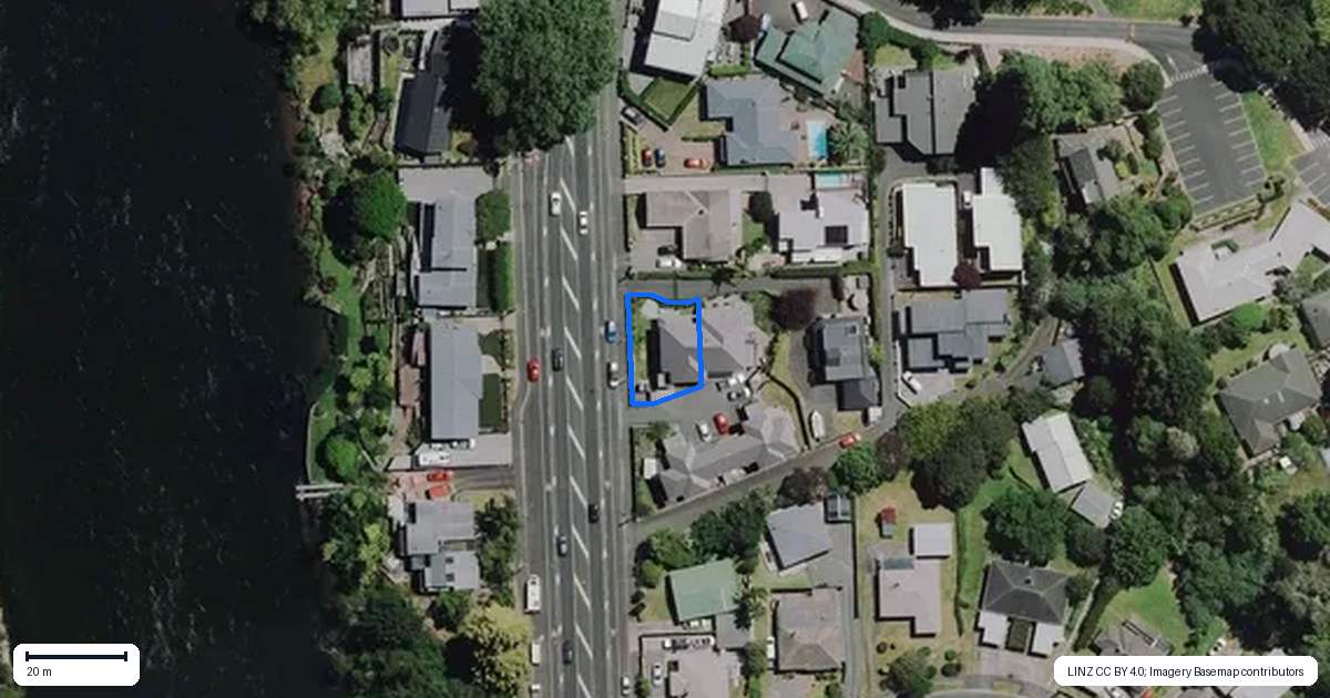 Property context map for 4/646 River Road, Chartwell, Hamilton