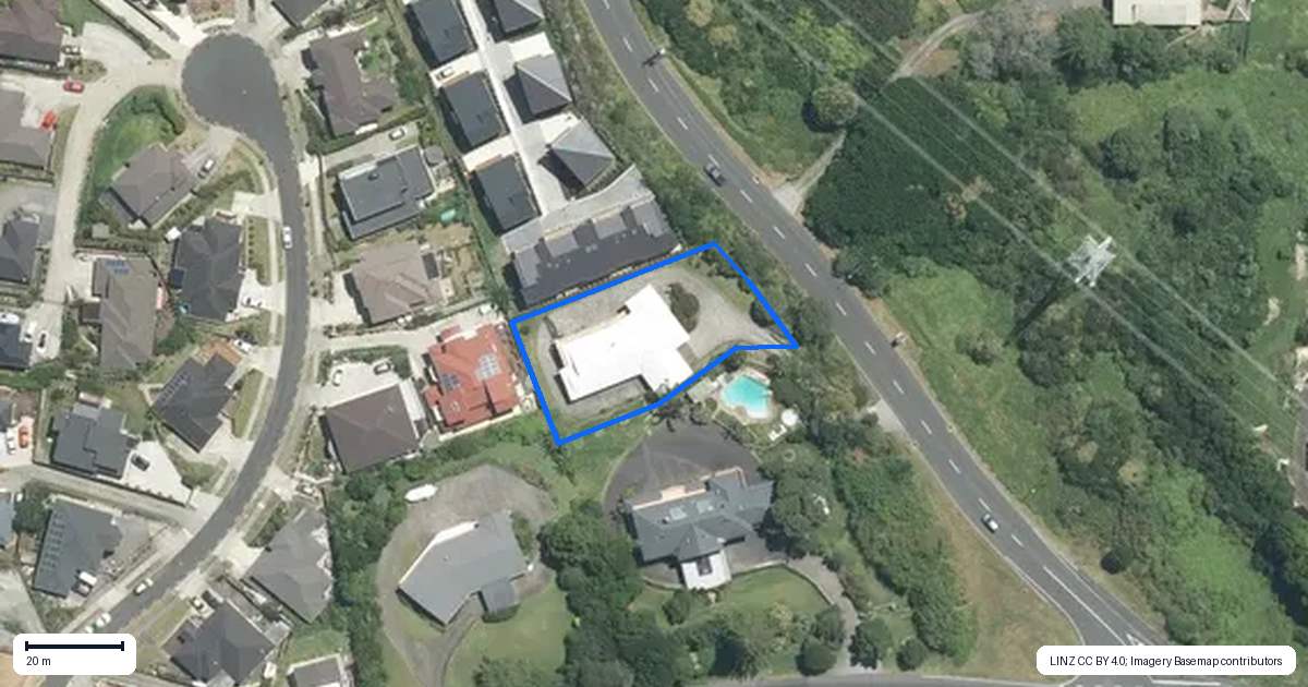 Property context map for 49 Hilltop Road, Flat Bush, Auckland