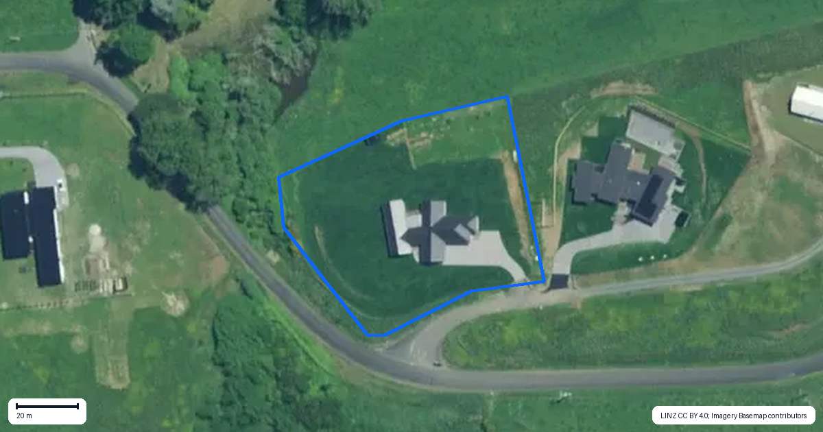 Property context map for 1/48 Livingstone Road, Ngahinapouri, Ohaupo