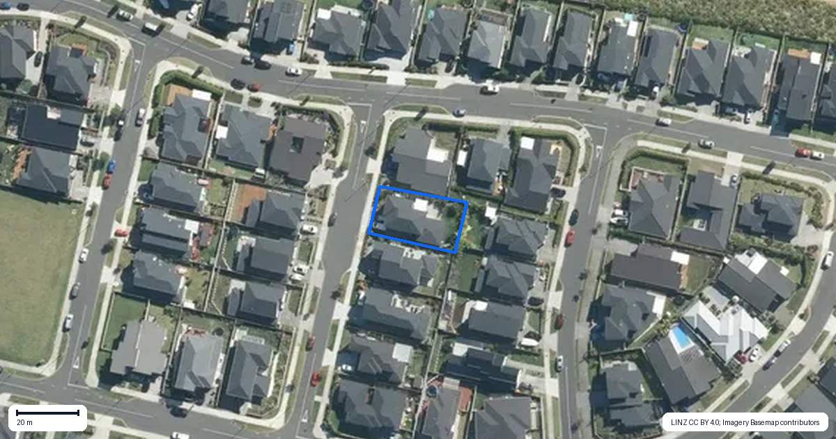 Property context map for 10 Hua Lane, Orewa