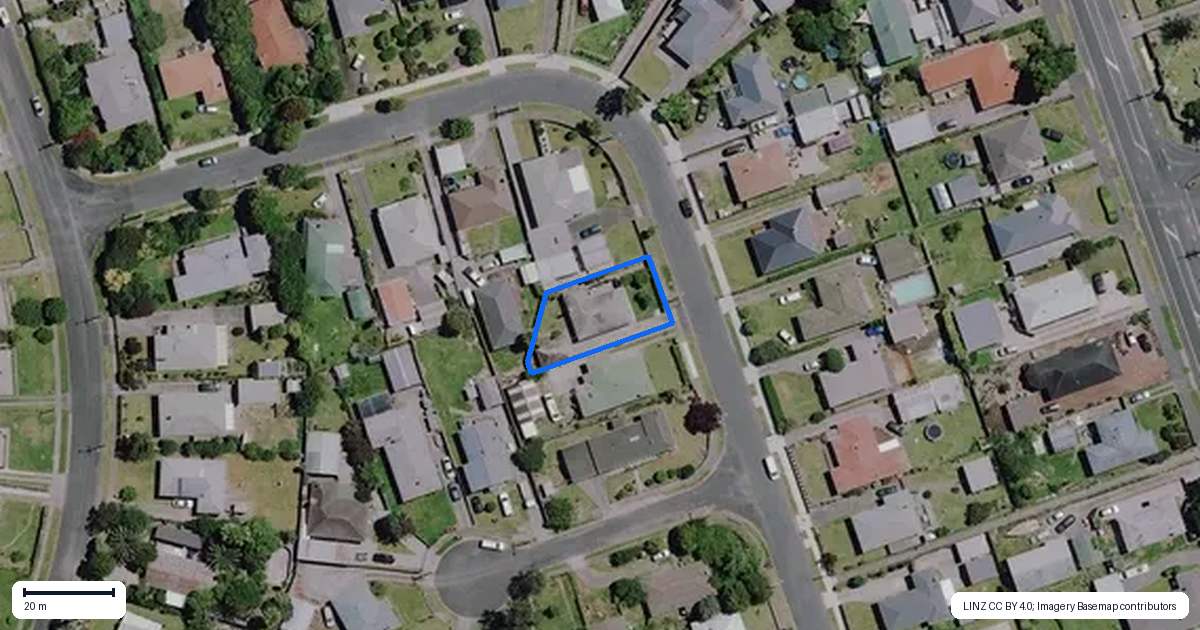 Property context map for 25 Coleridge Drive, Enderley, Hamilton