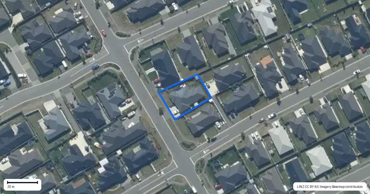 Property context map for 15 Nicolau Avenue, Rolleston