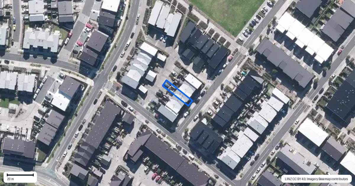 Property context map for 8 Malcolm Calder Road, Hobsonville, Auckland
