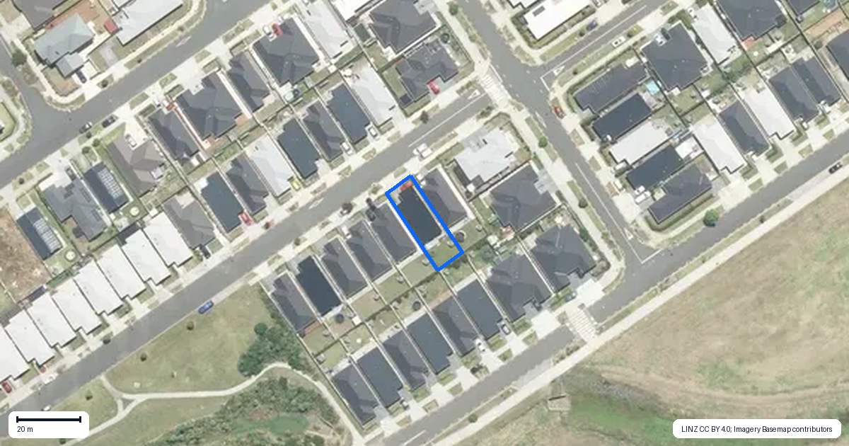 Property context map for 61 Koropupu Street, Pukekohe