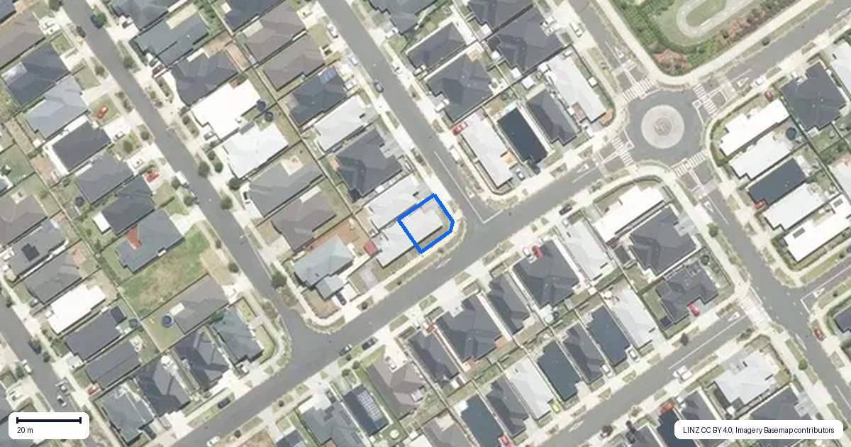 Property context map for 20 Hemopo Street, Pukekohe
