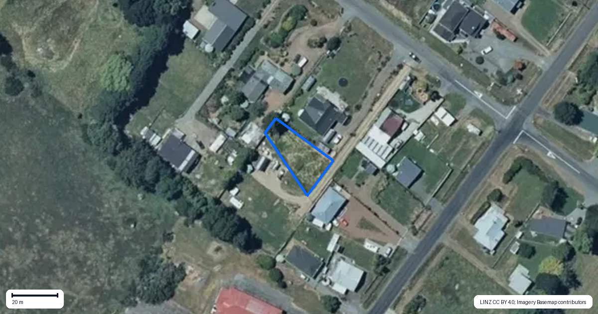 Property context map for 6B Kaha Street, Rangataua, Ohakune