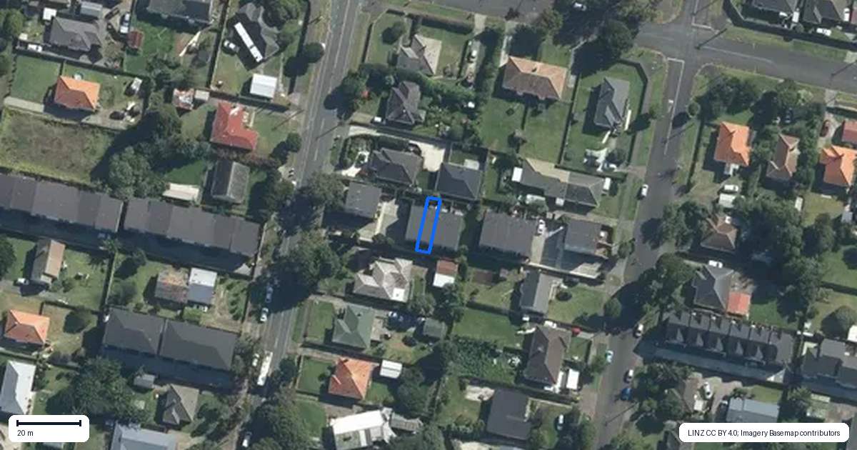 Property context map for 36C Erima Avenue, Point England, Auckland