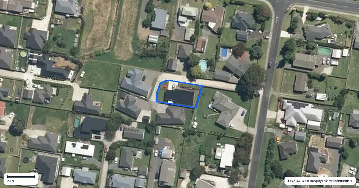 Property context map for 6A Whitaker Street, Kihikihi, Te Awamutu