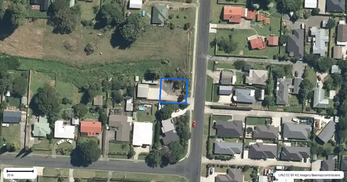 Property context map for 10A Walmsley Street, Kihikihi, Te Awamutu