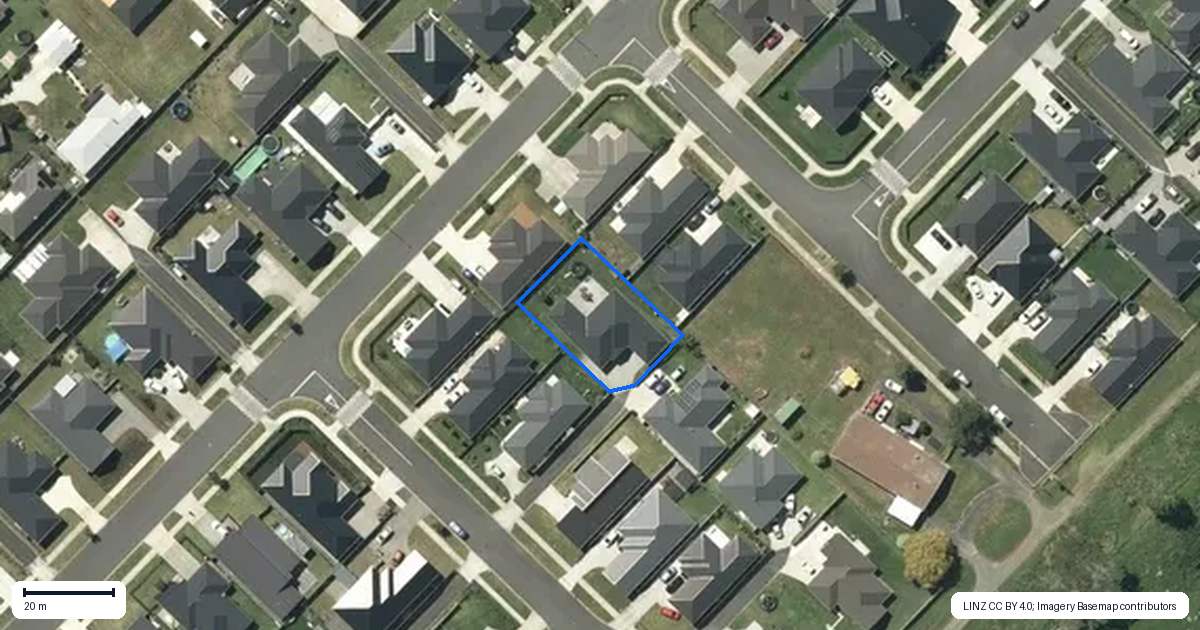 Property context map for 7 Turutu Place, Ngaruawahia