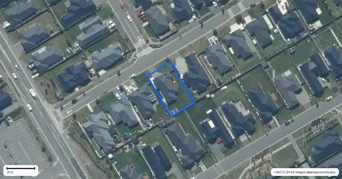 Property context map for 8 Sandhurst Drive, Rolleston