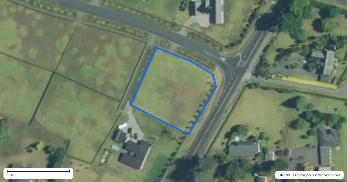 Property context map for 1 Tareha Place, Kerikeri
