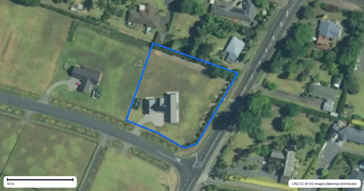 Property context map for 2 Tareha Place, Kerikeri