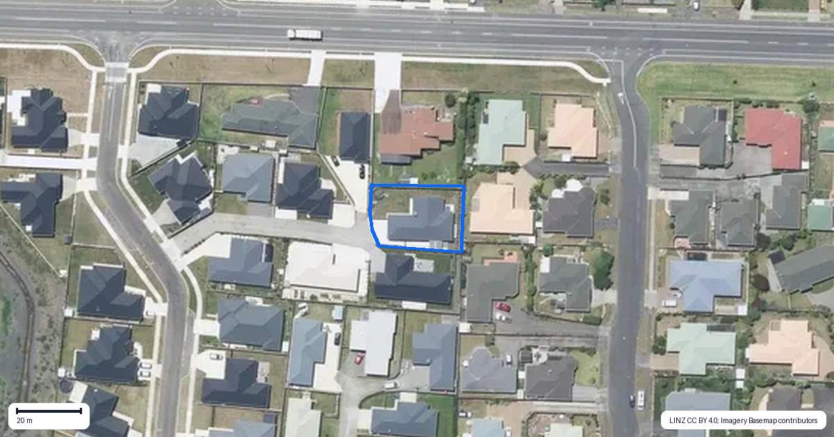 Property context map for 11 Morrell Street, Tawhero, Whanganui