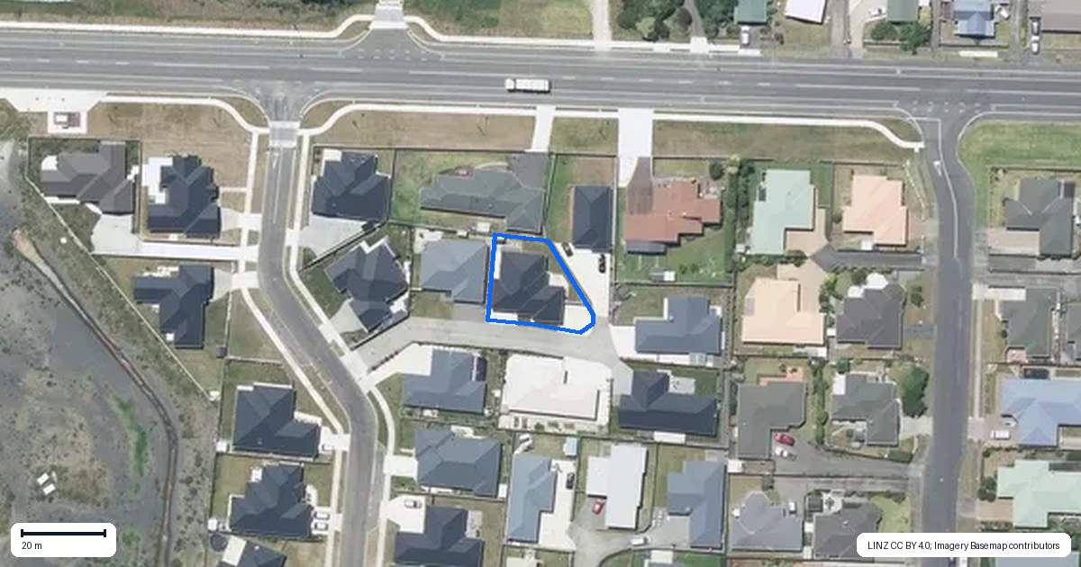 Property context map for 7 Morrell Street, Tawhero, Whanganui
