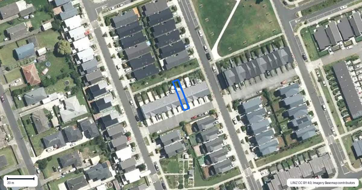Property context map for 33 Alliance Lane, Papakura