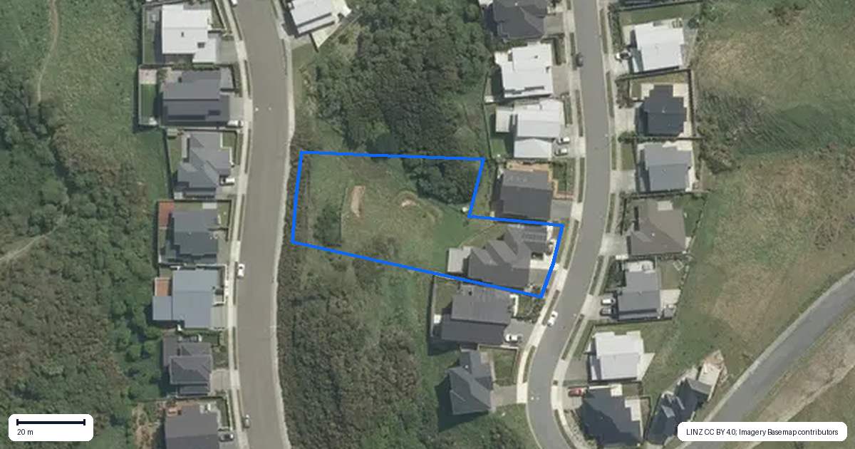 Property context map for 12 Prestwich Rise, Churton Park, Wellington