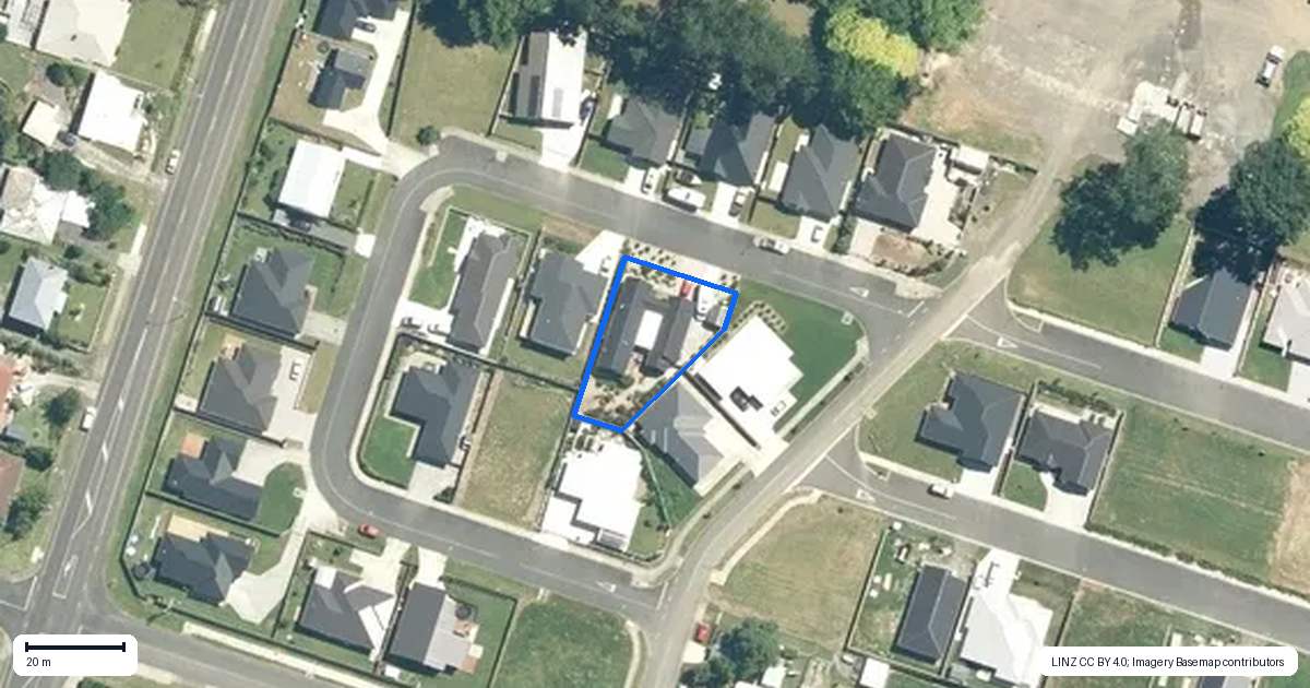 Property context map for 12 Oranmore Crescent, Paeroa